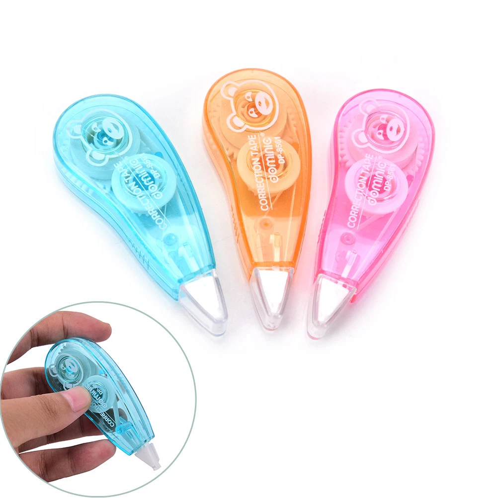 2Pcs Cute Correction Tape Mini Roller White Out Eraser School Office  Stationery Correction Tape Correction Tape Roller Typex Correction Tape