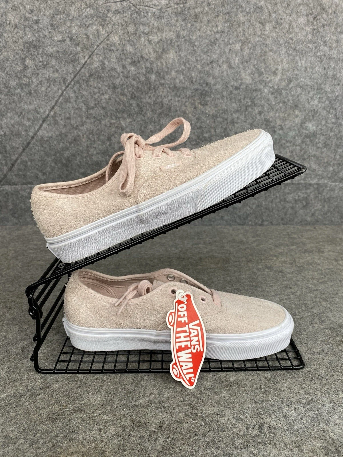 Sneakers da donna rosa Vans taglia 3 stringate pelle scamosciata nuove