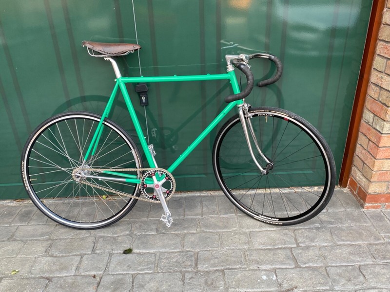 Peugeot 531 - Hybrid Custom Built Bicycle, 23" Powder Coated Racer Frame
