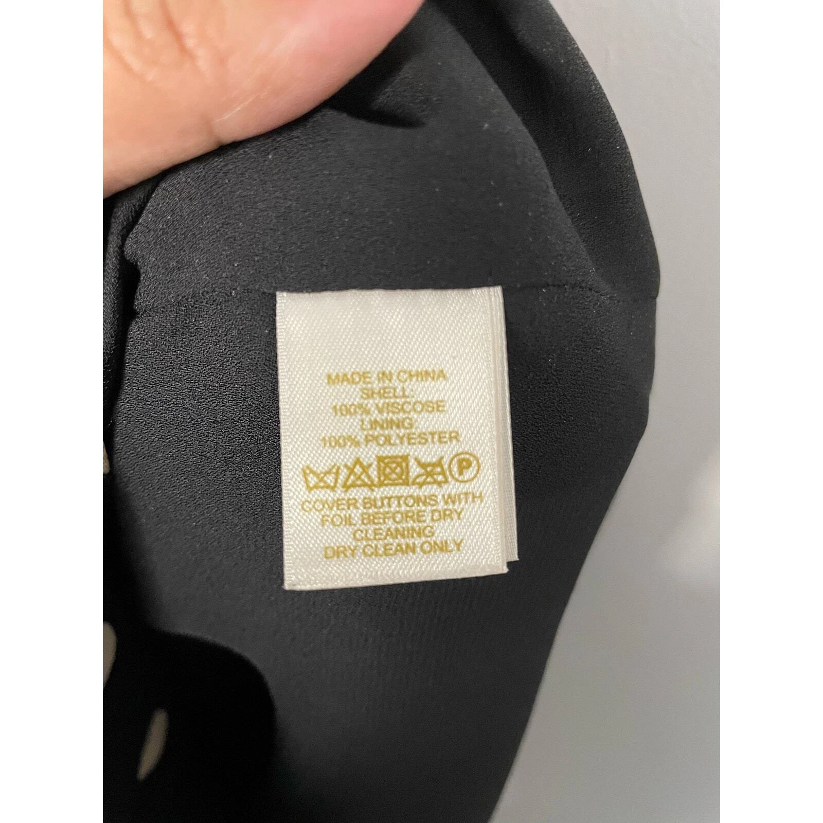 Abito da donna nero Kate Spade New York taglia 14 a pois a turni lunghezza ginocchio