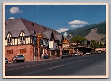 Postcard Wyoming Jackson Broadway Silver Dollar Lounge Cars 6x4 Chrome I088