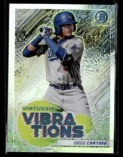 Diego Cartaya 2022 Bowman #VV-20 Virtuosic Vibrations Los Angeles Dodgers
