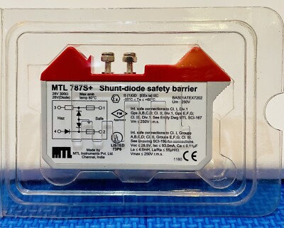 New MTL Instruments MTL 787S+ Shunt-Diode Safety Barrier (FREE SHIPPING)