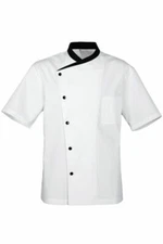 Chef uniform lot 2 New Bragard women C 1 white and 1 teal side Pocket sz 14/16 