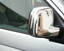 1 SET EDELSTAHL SPIEGELKAPPEN CHROM für VW T5 2003-2009 VW CADDY III 2003-2015