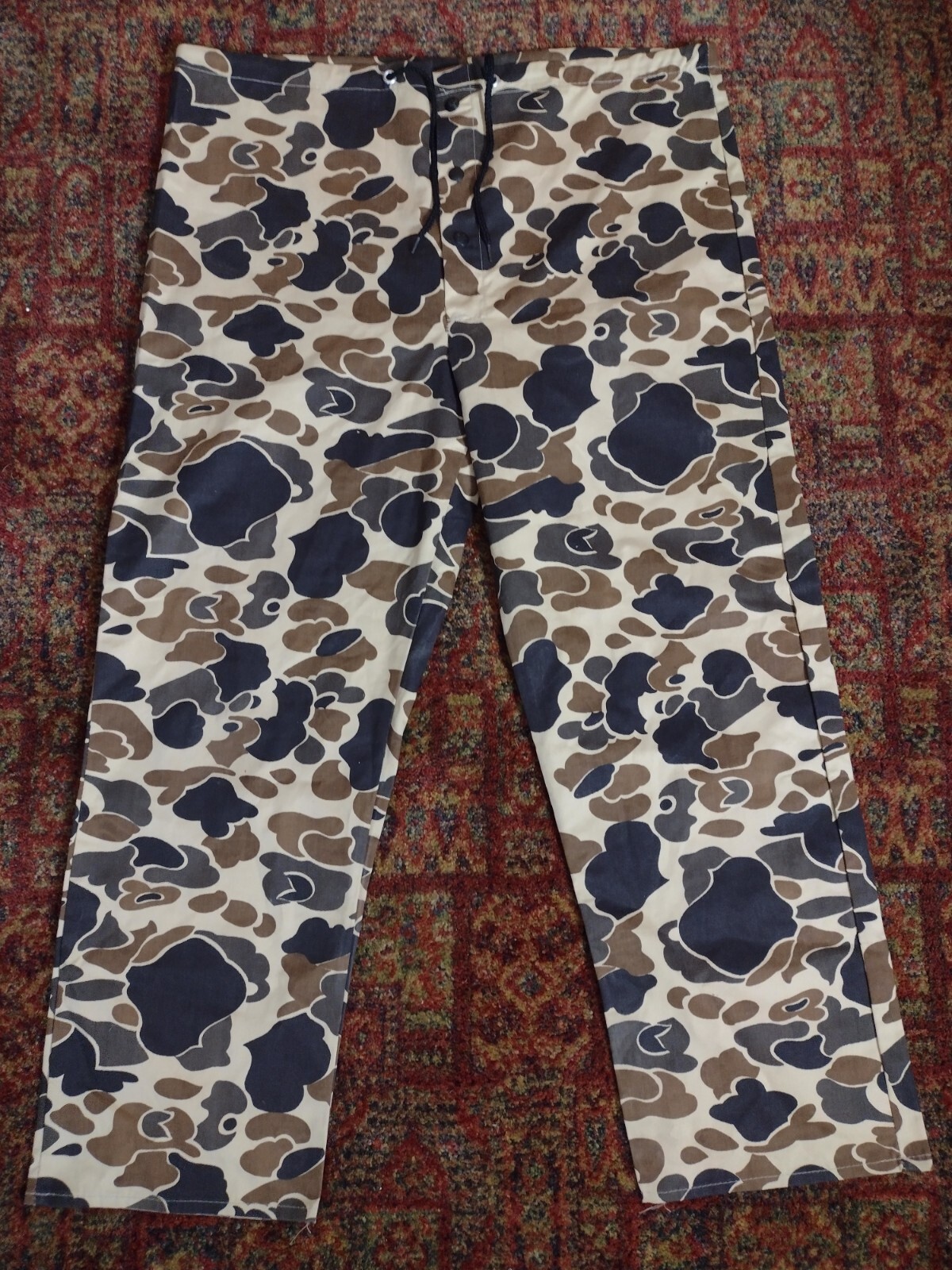 Frog Skin Camo Duck Hunting Pants Draw String Waist M… Gem