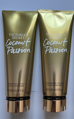 Victoria's Secret Coconut Passion Fragrance Body Lotion 8 Ounces 2 Pack