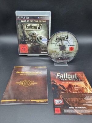 Fallout 3 Game of The Year Edition Playstation 3 mit Anleitung und OVP PS3