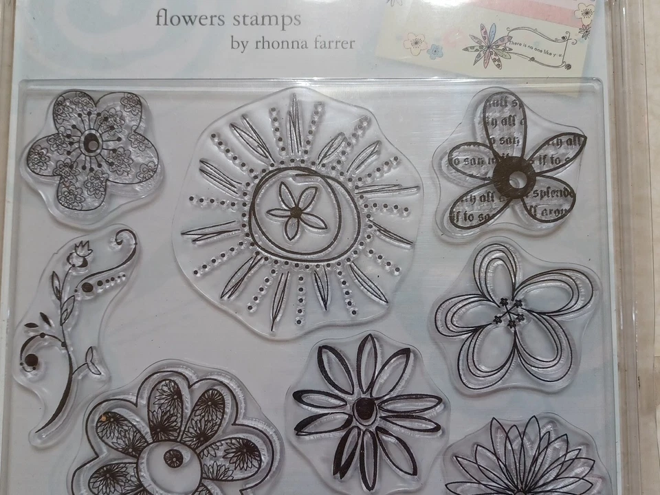 Autumn Leaves Clear Rubber Stamps Flowers Rhonna Farrer - Image 3 of 4