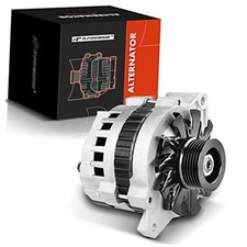 Alternator, 12V 105A 6-Groove Pulley CW, Compatible with Chevy for Corvette