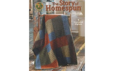 Leisure Arts The Story of Homespun Book Lion Brand Good