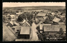 Ansichtskarte Allrode i. Harz, Teilansicht der Ortschaft aus der Vogelschau 195 