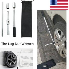 Us 23 Universal Extended Lug Wrench 4 Way Tire Iron Nut Wrench Set With Sockets