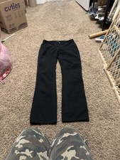 Black Chaps Straight Leg Pants Size 4