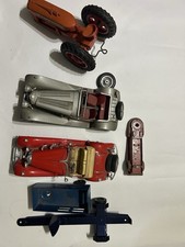 Vintage Toys Lot- Broken Tin Toys