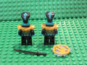 Lot 2 LEGO Ninjago minifigs Seabound Maaray Guard Snake 71752 71755 71756 M54