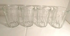 Vintage Clear 10 panel Working Glasses Highball 20oz - Set of 4 Ice Tea SodaShop