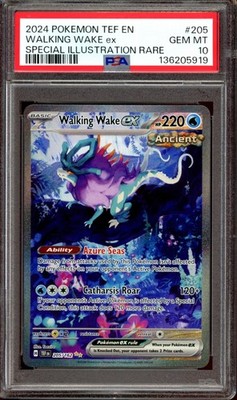 PSA 10 Walking Wake EX Special Illustration Rare 205/162 Temporal