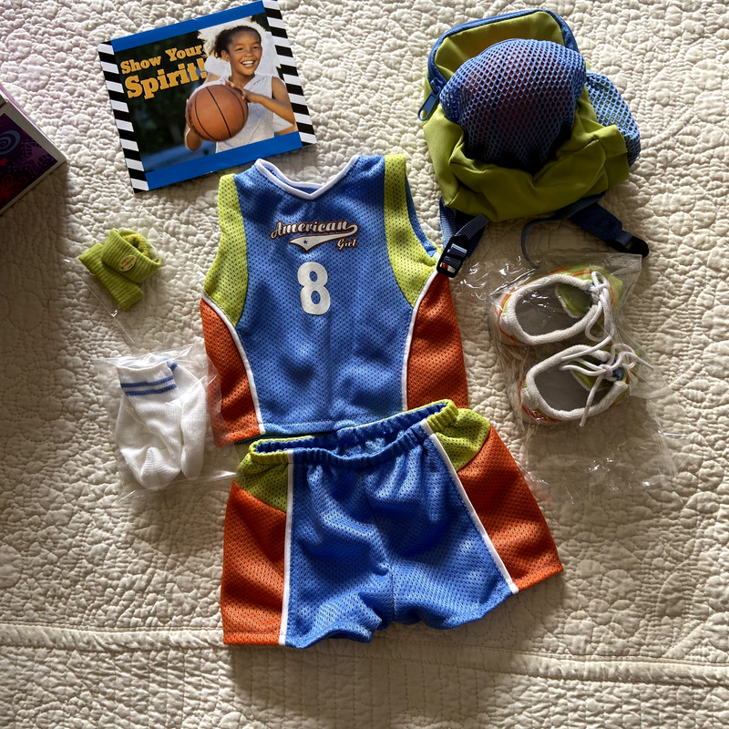 American Girl Today doll Basketball Outfit II 2005-'07 EUC/LNIB Retired JLY 