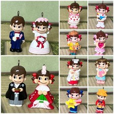 Peko vintage figures charm , Japanese kimono, cowboy, astronat , artist more
