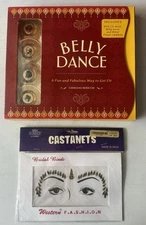 New! Belly Dance Kit Carolena Nericcio Book, DVD, CD, 4 Finger Cymbals & more! 