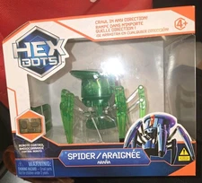 NIB HEXBots Remote Control Spider Toy For Ages 4+ - Crawls In Any Direction!
