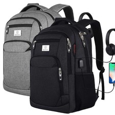 Men Women Laptop Backpack Large Waterproof Rucksack Business Travel School Bag