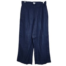Daily Ritual Navy Blue Size 10 Wide Leg Pants 
