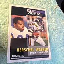 Pinnacle 1991 Herschel Walker Minnesota Vikings #97 Football NFL Card