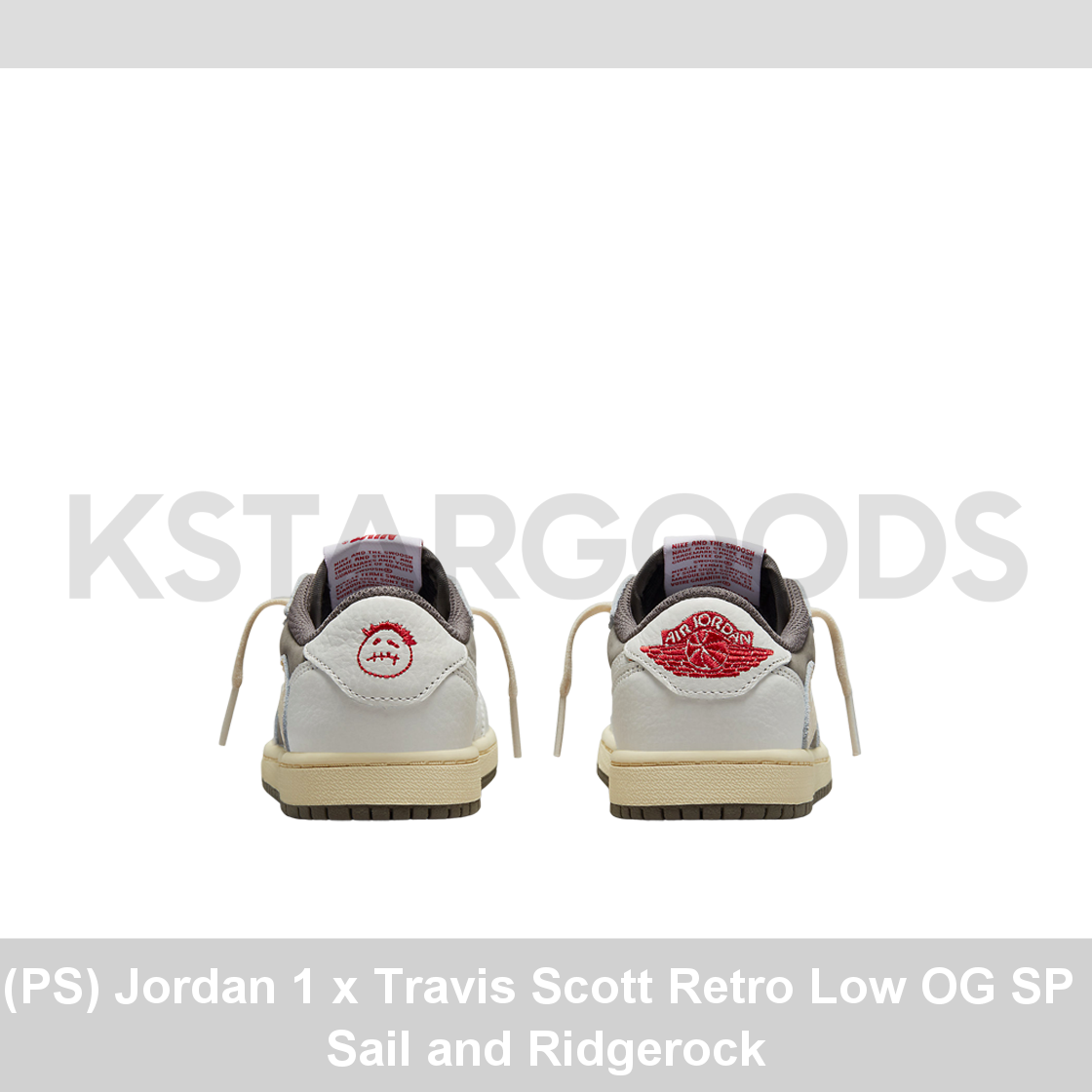 【Jordan 1 x Travis Scott】 Retro Low OG SP Sail Ridgerock Air Jordan 1 Low x Travis Scott 'Sail and Ridgerock' (DM7866