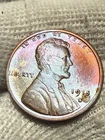 1915-S Lincoln Wheat Cent Lustrous Au+  Semi-key  Better Date Toned Red Hue