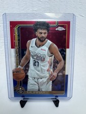 Jamal Murray 2025-26 Topps Chrome #55 Red White and Blue Refractor