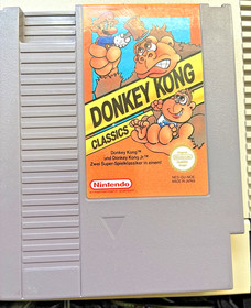NES ORIGINAL NINTENDO KONSOLE -  KOMPLETT 👉OHNE DONKEY KONG NES SPIEL  👈 *👍*