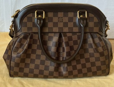 LOUIS VUITTON TREVI PM DAMIER HANDTASCHE ECHTES LEDER