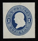 CKStamps: US Cut Square Stamps Collection Scott#U108 Unused H NG