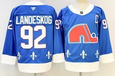 Mens Gabriel Landeskog Avalanche Blue Jersey All Stitched