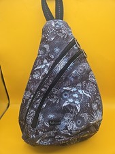 Sakroots On The Go Sling Backpack Crossbody Midnight Seascape Sea Turtle Nwot