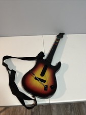 Playstation 2 PS2 Guitar Hero Sunburst Wireless Controller World Tour Tested 
