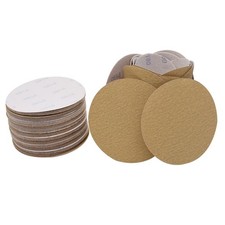 180 Grit NO-Hole 100 Pack 6" Hook Loop Pads Sanding Disc Flocking Discs