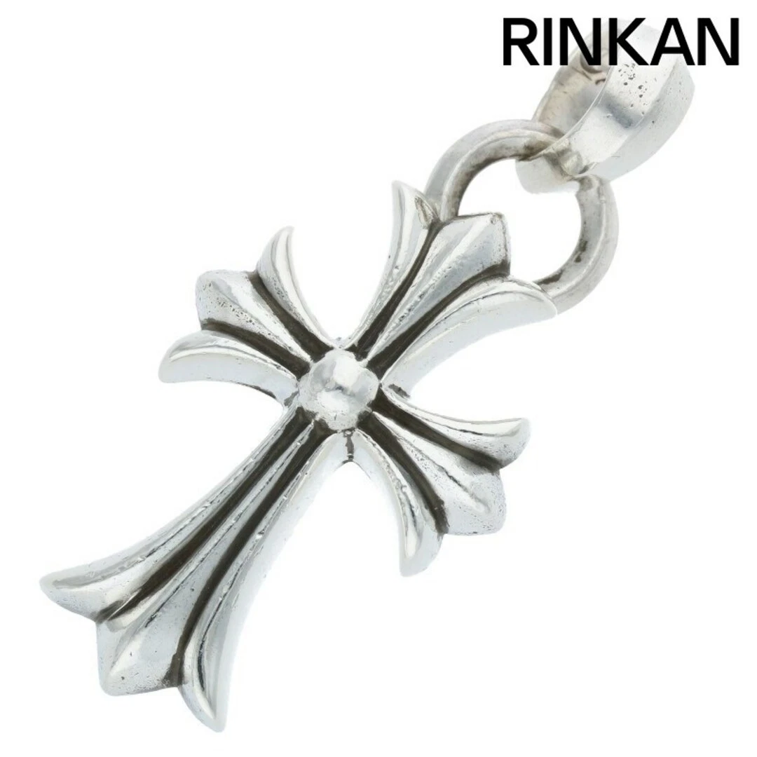 CHROME HEARTS Collana uomo cuori cromati CH CRS SML W BALE piccola croce cauzione argento usata