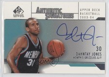 2003-04 SP Signature Edition Authentic Signatures Dahntay Jones #AS-DJ Auto 10r6