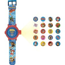 Lexibook Paw Patrol Projection Watch with 20 Images, Blue/Red DMW050PA