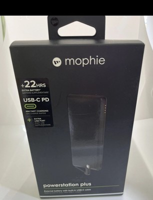 mophie 6000mAh Powerstation Plus Power Bank - Black