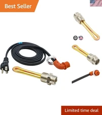 6' Cord Heated Engine Block Heater - 120V, 1000 Watts, Quick Start Solution