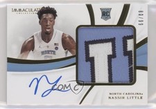 2019 Immaculate Collegiate Premium Rookie 80/99 Nassir Little #92 Patch Auto eq1