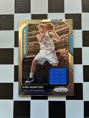 2020-21 Panini Prizm Sensational Swatches Dirk Nowitzki Dallas Mavericks