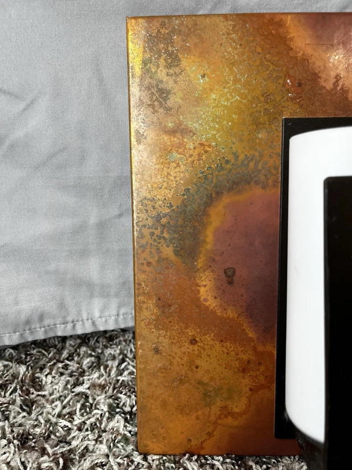 Hubbardton Forge - 2 Apliques de Pared Serie 10-21 Contemporáneos Color Marrón y Óxido Foto 4 de 4