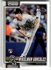 2026 Topps #167 Wikelman Gonzalez Chicago White Sox RC Baseball Rookie Card