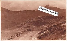 1921 SNOWDON, WALES, MOUNTAIN SCENE POSTCARD RPPC