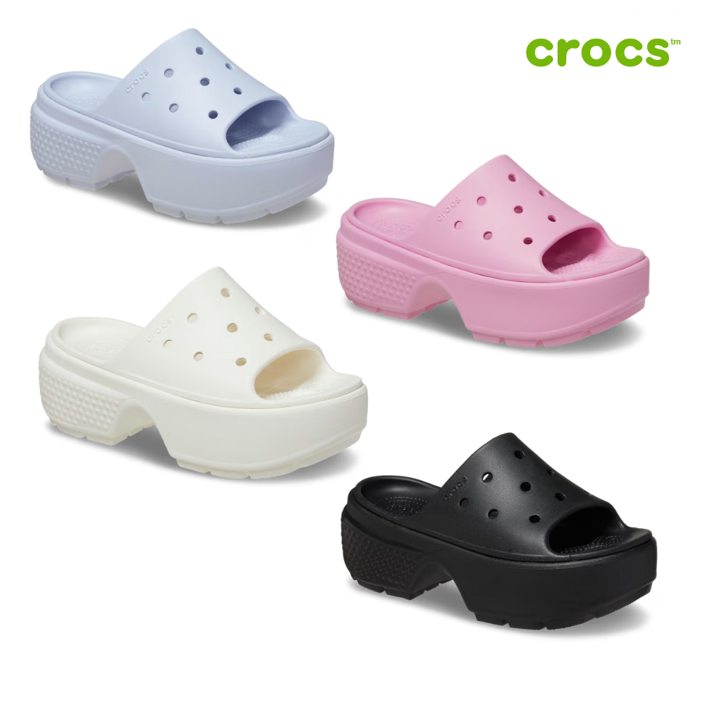 NEW CROCS Stomp Slide 209346-5AF Dreamscape Sky Blue | eBay
